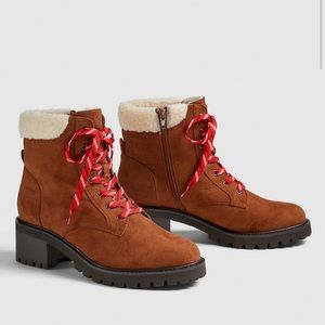Brown Suede Hiker Boot